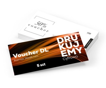 Bon Karta Podarunkowa VOUCHER UPOMINKOWY 5 szt.