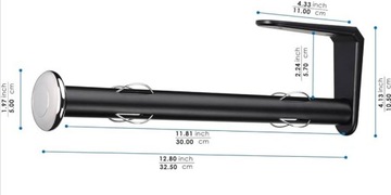 ДЕРЖАТЕЛЬ ДЛЯ БУМАЖНЫХ ПОЛОТЕНЕЦ НА ВИНТАХ КУХОННАЯ ВЕШАЛКА