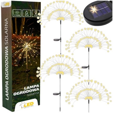 4x LAMPA SOLARNA LED DMUCHAWIEC FAJERWERKI DRZEWKO DO OGRODU TARAS BALKON