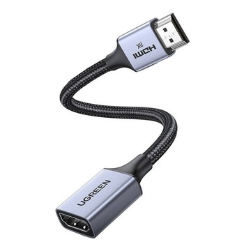 UGREEN KABEL PRZEWÓD PRZEDŁUŻACZ PRZEDŁUŻKA HDMI 2.1 4K 120HZ 8K 60HZ 0,15M