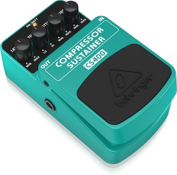 CS400 Compressor Sustainer Эффект напольной гитары Behringer + КАБЕЛЬ