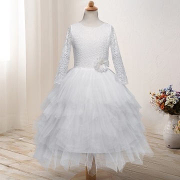 sukienka WIZYTOWA NA WESELE ŚLUB KOMUNIA KORONKA BAL 146