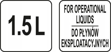 YATO МАСЛЯНЫЙ ВСАСЫВАТЕЛЬ РУЧНОЙ ШПРИЦ ДЛЯ ЖИДКОСТЕЙ 1500 мл СМАЗОЧНЫЙ ПИСТОЛЕТ 1,5 Л
