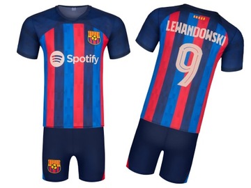 Strój Piłkarski LEWANDOWSKI 9 BARCELONA 128