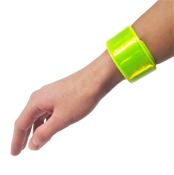 OPASKA ODBLASKOWA SAMOZACISKOWA NA RAMIĘ GŁADKA 40