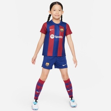 Nike Komplet Nike FC Barcelona 2023/24 Home Jr DX2801 456 XS 96-104 cm