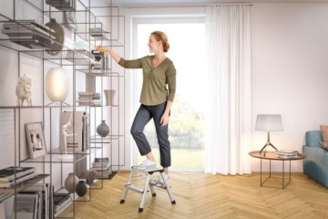 Hailo StandardLine D60 алюминиевая платформа 2x2 2,40 м