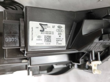 AUDI A3 S3 RS3 8V ПОЛНОСТЬЮ СВЕТОДИОДНАЯ ЛЕВАЯ ПРАВАЯ ФАРА 8V0941033 8V0941034
