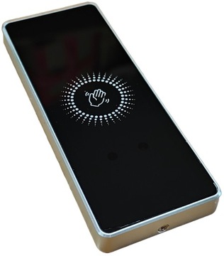 Внешняя поверхность -Кнопка открытия двери черного затвора IP68 светодиод