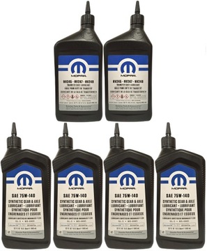 ORYGINALNY OLEJ MOPAR 75W140 4 X 0,946L + NV