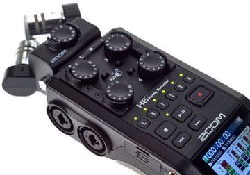 Zoom H6 Black — цифровой аудиорекордер и микшер от Дистрибьютора