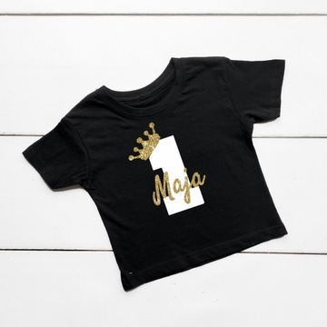 Блуза с принтом BIRTHDAY имя возраст ФУТБОЛКА