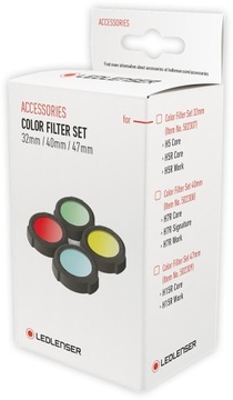 Набор из 4 фильтров Led_lenser 40 мм для H7R Core Work