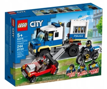 LEGO CITY ТЮРЬМА ТЮРЬМА КОНВОЙ МОТОЦИКЛ 3 в 1