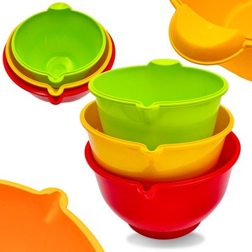 Miska Plastikowa Kuchenna z Dziubkiem 2l 3l 3,5l