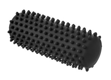 Wałek z wypustkami Tullo 15 cm x 6 cm czarny