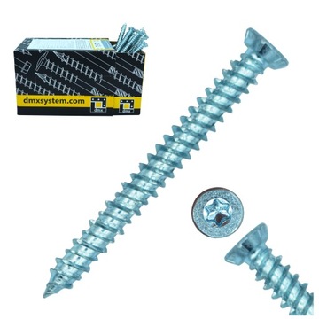 Wkręty do ościeżnic 7,5 x 92 mm Stożkowe Śruby do betonu Torx