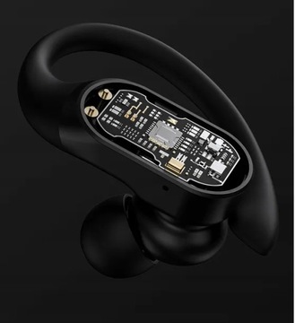 БЕСПРОВОДНЫЕ НАУШНИКИ-ВКЛАДЫШИ BLUETOOTH LENOVO LP75, ЧЕРНЫЕ ВОДОНЕПРОНИЦАЕМЫЕ