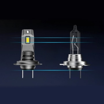 СВЕТОДИОДНЫЕ ЛАМПЫ H7 1:1 НИЗКИЕ ДОРОЖНЫЕ ФОНАРИ МОДЕРНИЗАЦИЯ I7S CSP 6000K МОЩНЫЙ