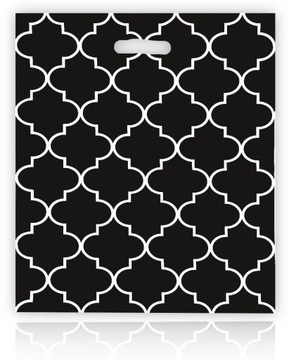 REKLAMÓWKI FOLIOWE KONICZYNA CZARNA TORBY 40X45cm