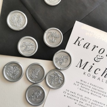 100x Odbicia lakowe laki do zaproszeń duży wybór wzorów i kolorów