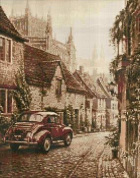 DIAMENTOWA MOZAIKA - STARE MIASTO 40X50CM, IDEYKA