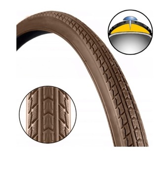 Opony BRAZOWE 28 x 1,75 ANTYPRZEBICIOWE 47-622