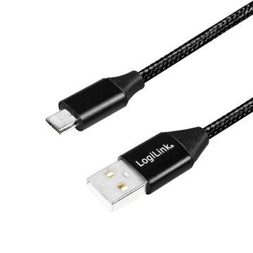 Kabel USB 2.0 LogiLink CU0144 USB A - micro USB B,