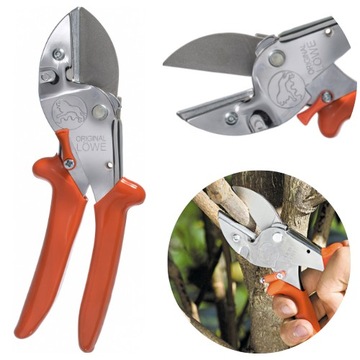 SEKATOR OGRODOWY KOWADEŁKOWY NOŻYCE do GAŁĘZI ORGINAL LOWE 1.107 20cm 25mm