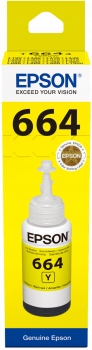 TUSZ EPSON 664 YELLOW T6644 oryginał żółty 70ml