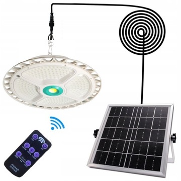 ŻYRANDOL SOLARNY SUFITOWA WISZĄCA LED 1300lm 400W