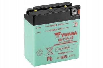 AKUMULATOR YUASA 6N11A-1B 6V 11Ah ZABYTKOWY JAPAN
