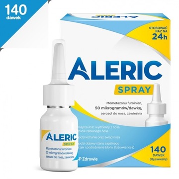 Aleric spray do nosa katar alergia 140 dawek