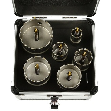 OTWORNICE WIDIOWE WIERTŁA KORONKI DO METALU 22-65