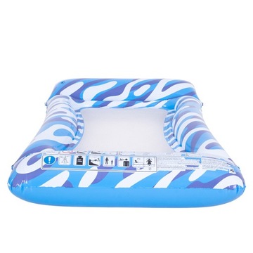НАДУВАННЫЙ ПЛЯЖНЫЙ МАТРАС ДЛЯ ПЛАВАНИЯ С ДЕТСКОЙ СЕТКОЙ 117x76