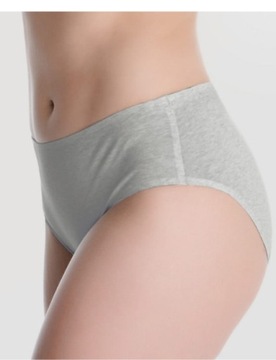 Cotton Classic - bawełniane figi damskie - szare S