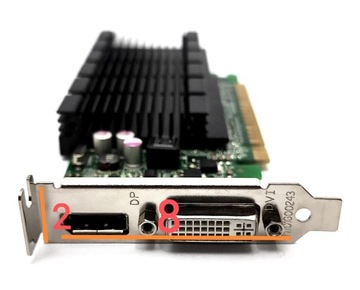 Nvidia Geforce 605 DisplayPort, 1 ГБ, низкопрофильный