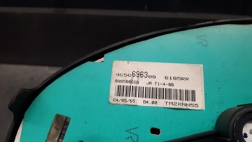 9656696380 PŘÍSTROJOVÁ DESKA PEUGEOT 206 1.4