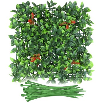 Декоративная панель 50x50см искусственные листья