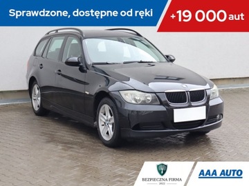 BMW Seria 3 E90-91-92-93 Touring E91 2.0 318d 143KM 2008 BMW 3 318 d, Klima, Klimatronic,ALU, El. szyby