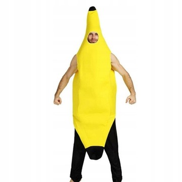 Bananowa sukienka Cosplay kostium na Halloween