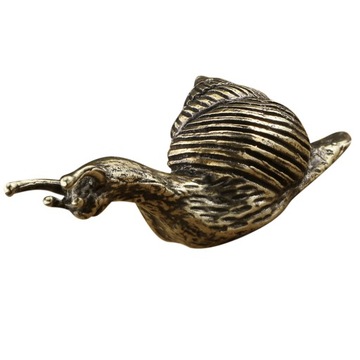 DEKORACYJNY ŚLIMAK MOSIĘŻNY NA WINTAGEZOWY