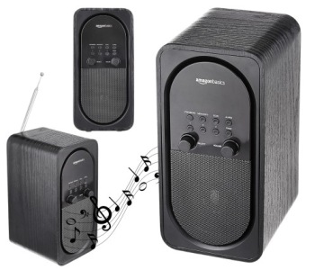 GŁOŚNIK RADIO Bluetooth AUX FM BEZPRZEWODOWY DAB+ Budzik PRZENOŚNY VINTAGE