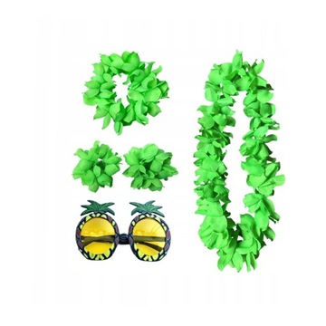 Cute Hawaiian Necklace Costume Set Beach Danc