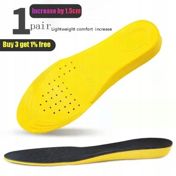 1.5-3.5cm Invisiable Height Increase Insoles