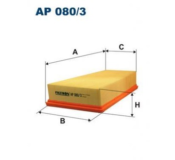 FILTR VZDUCHU XSARA PEUGEOT 306 AP080/3 FILTRON
