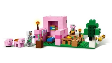 LEGO MINECRAFT 21268 DOM PROSIACZKA, zestaw klocków dla dzieci +7 lat