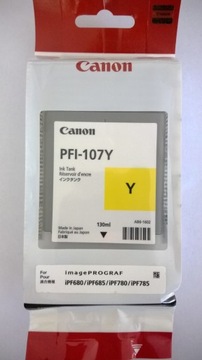 Canon PFI-107Y 130ml yellow iPF670/680/770/780/785