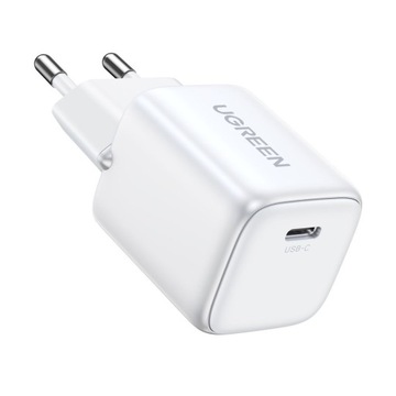Ładowarka sieciowa UGREEN CD319 Nexode Mini 30W, USB-C, PD (biała)