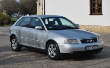 Audi A3 8L Hatchback 1.9 TDI PD 100KM 2001 Audi A3 Sportback 2001r, 1.9 TDI 110KM, ISOFIX, Klima, Sprawny, Dobrze utr, zdjęcie 1